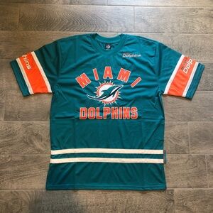 Ultra Game Certified NFL Miami Dolphins Jersey Adults Size M Football Mesh Shirt